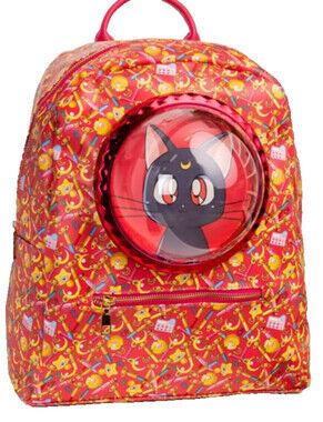 Sailor Moon Luna Cat Bubble‎ Window Full Size Backpack NEW WITH TAGS